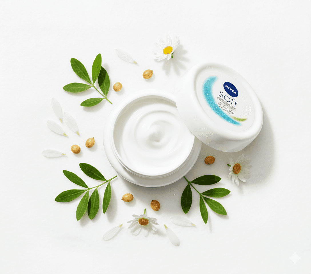 Nivea soft — Cosmetics product photography